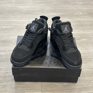 Nike Air Jordan 4 Retro Men’s Sneakers - Black